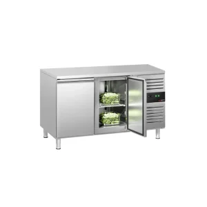 Bio-zertifiziert Kühltisch ECO - 1360x700mm - mit 2 Türen - HaustierPro