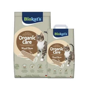 Biokat's Organic Care Wood Fibres Katzenstreu