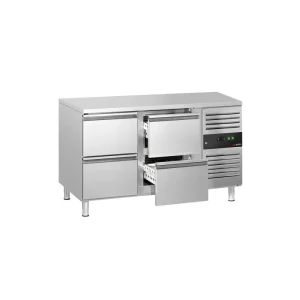 Biologisch abbaubares Kühltisch ECO - 1360x700mm - mit 4 Schubladen - HaustierPro