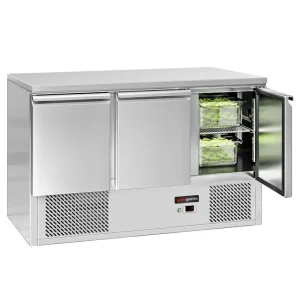 Biologisch abbaubares Kühltisch ECO - 1370x700mm - mit 3 Türen - HaustierPro