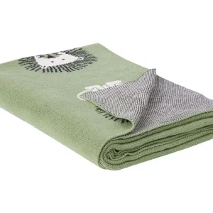 Blanket RUSAMI Cotton 130 x 170 cm Olivgrün - HaustierPro