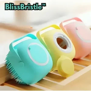 BlissBristle™ – Badebürste für Haustiere Zur Mühelosen Reinigung | 1 + 1 Gratis für tägliche Pflege - HaustierPro