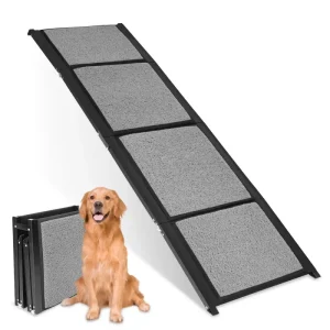 BMOT Faltbar Hundetreppe Hunderampe Haustier Aufstiegshilfe bis 25kg belastbar - HaustierPro