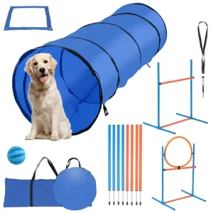 BMOT Hundetraining Agility Set Hunde zubehör für Hunde Kompatibel mit Standard-Leinen - HaustierPro