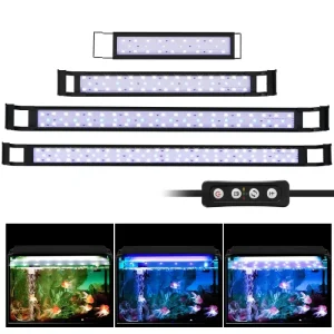 BMOT LED Aquarium Beleuchtung Weiß Blau Licht (IP67 spritzwassergeschützt) - HaustierPro