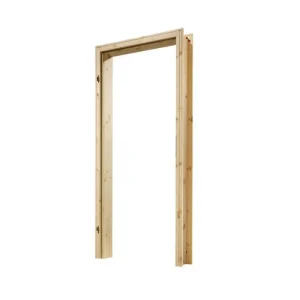 Borne Türzarge komplett Kiefer roh 73,5 x 198,5 x 12 cm DIN links | links | 73,5 | 12 | 380474 - HaustierPro