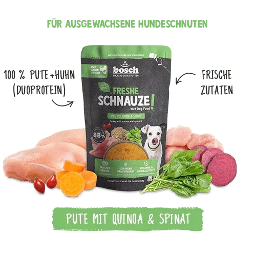 Bosch Dog Freshe Schnauze - Pute mit Quinoa & Spinat - Image 2