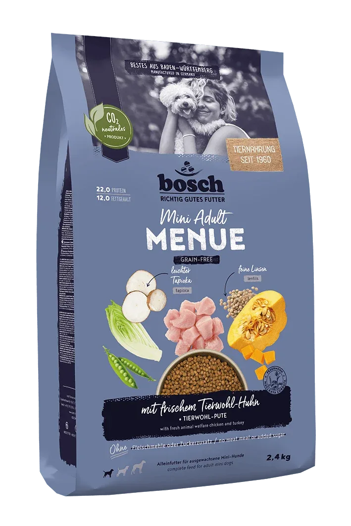 Bosch Dog HPC MENUE Mini Adult mit Tierwohl-Huhn