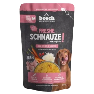 bosch Freshe Schnauze Nassfutter - Huhn mit Reis & Karotten 250 g