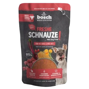 bosch Freshe Schnauze Nassfutter - Rind mit Hirse & Rote Bete 250 g