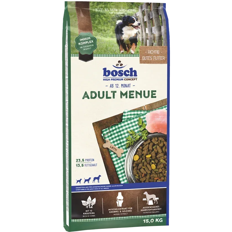 bosch HPC Adult Menue