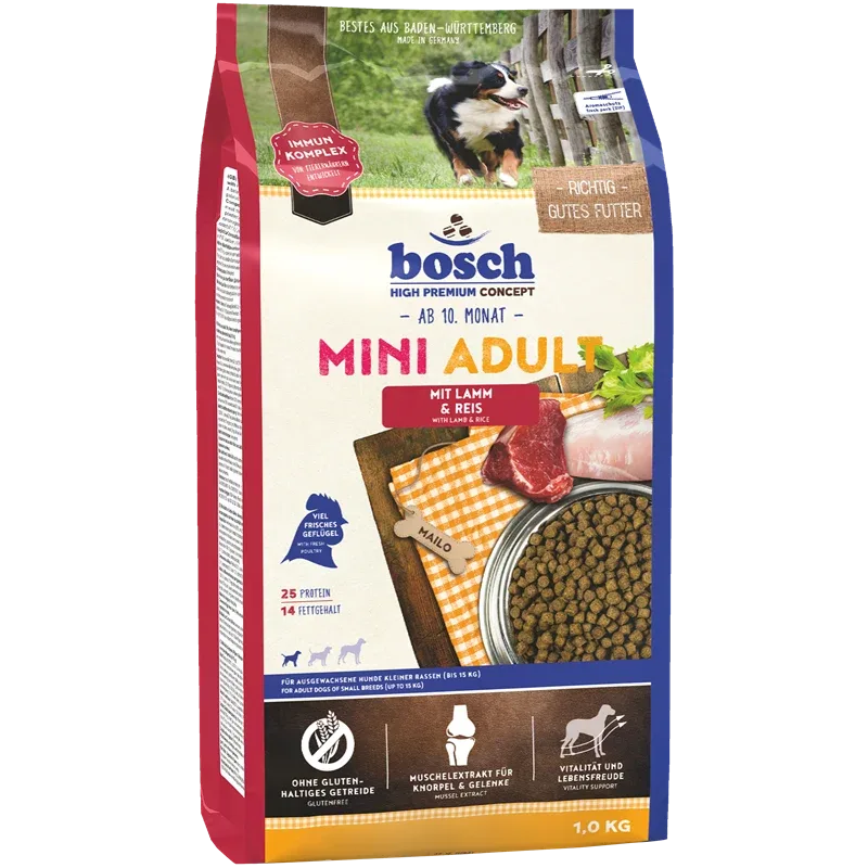 bosch HPC Mini Adult mit Lamm & Reis