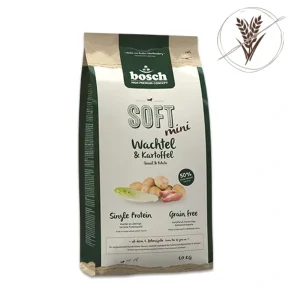 bosch HPC Soft Adult Mini Wachtel & Kartoffel 1kg | DAS FUTTERHAUS