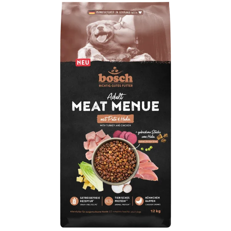 bosch MEAT MENUE Adult mit Pute & Huhn getreidefrei