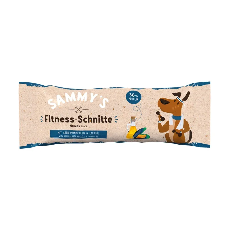 Bosch Sammy's Fitnessschnitte Grünlippmuschel und Lachsöl Hundesnack