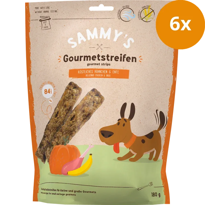 bosch Sammy's Gourmetstreifen Hühnchen & Ente 180 g - Image 2