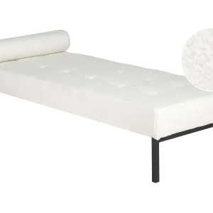 Boucle Chaise Longue Cremeweiß CHINON Wetterfest | Für den Garten - HaustierPro