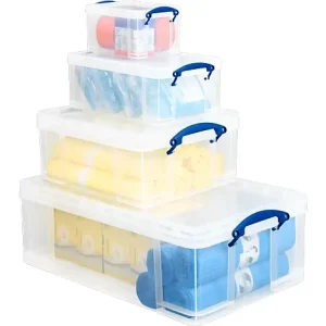 Box, Kunststoff, SET 4 teilig mit Sicherheitsverschluss - HaustierPro