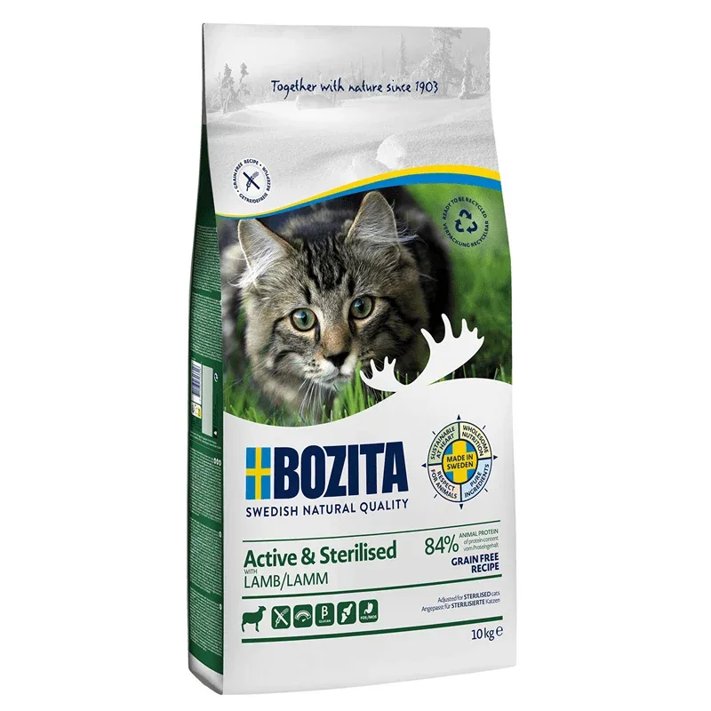 Bozita Active & Sterilised Grain free mit Lamm