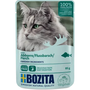 Bozita Cat Häppchen in Gelee mit Flussbarsch