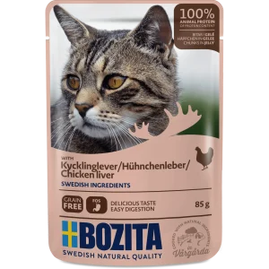 Bozita Cat Häppchen in Gelee mit Hühnchenleber