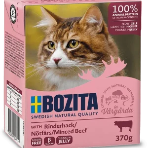Bozita Cat Häppchen in Gelee Rinderhack