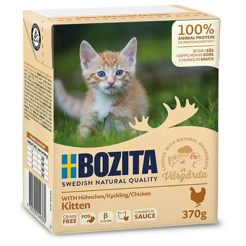 Bozita Cat Häppchen in Soße für Kitten