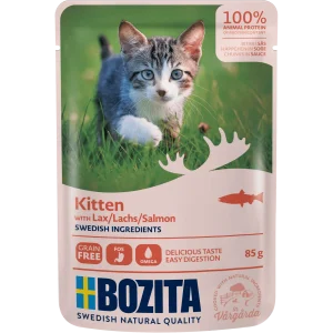 Bozita Cat Häppchen in Soße Lachs für Kitten