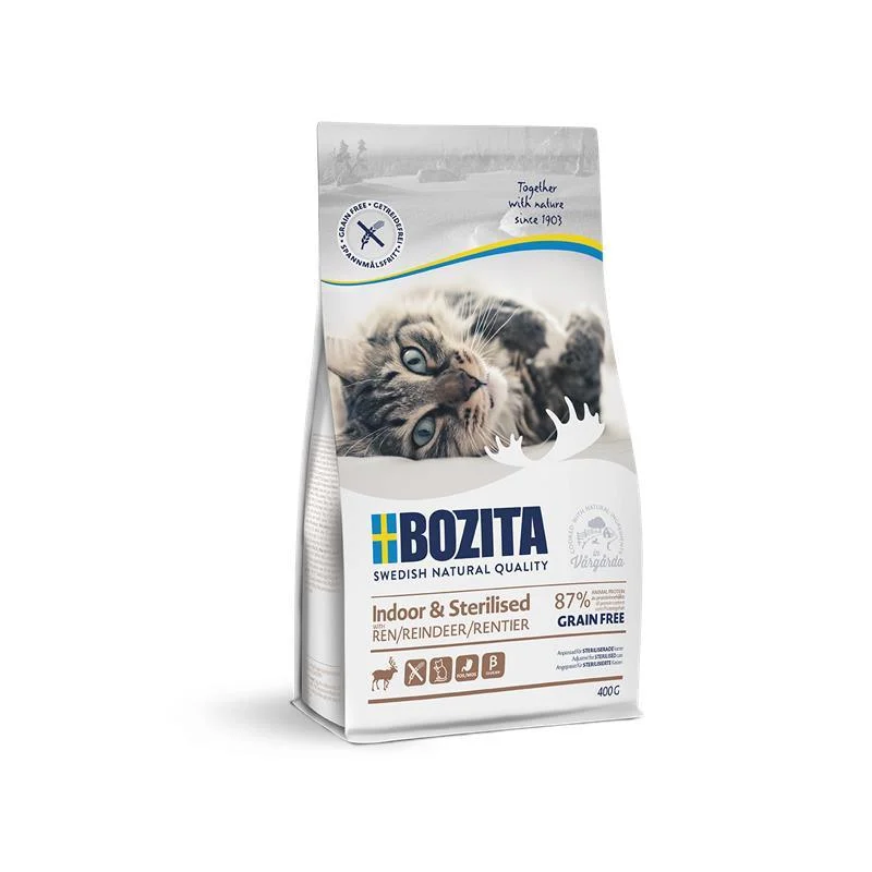 Bozita Cat Indoor & Sterilised Grain free Reindeer