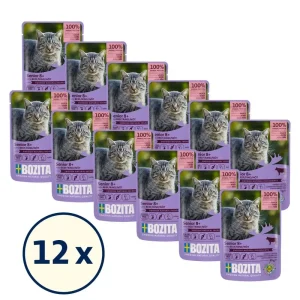 Bozita Cat Senior 8+ Häppchen in Sauce mit Rind