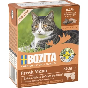 Bozita Cat Sterilised Häppchen in Gelee mit Huhn & Rind