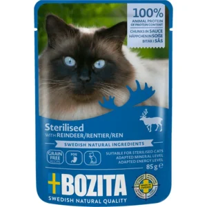 Bozita Cat Sterilised Häppchen in Sauce Rentier