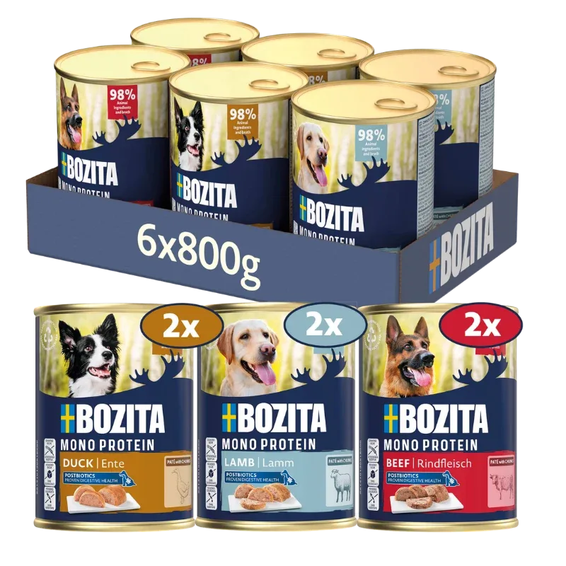 Bozita Dog Dose Pate Mix Tray 6 x 800 g - Image 2