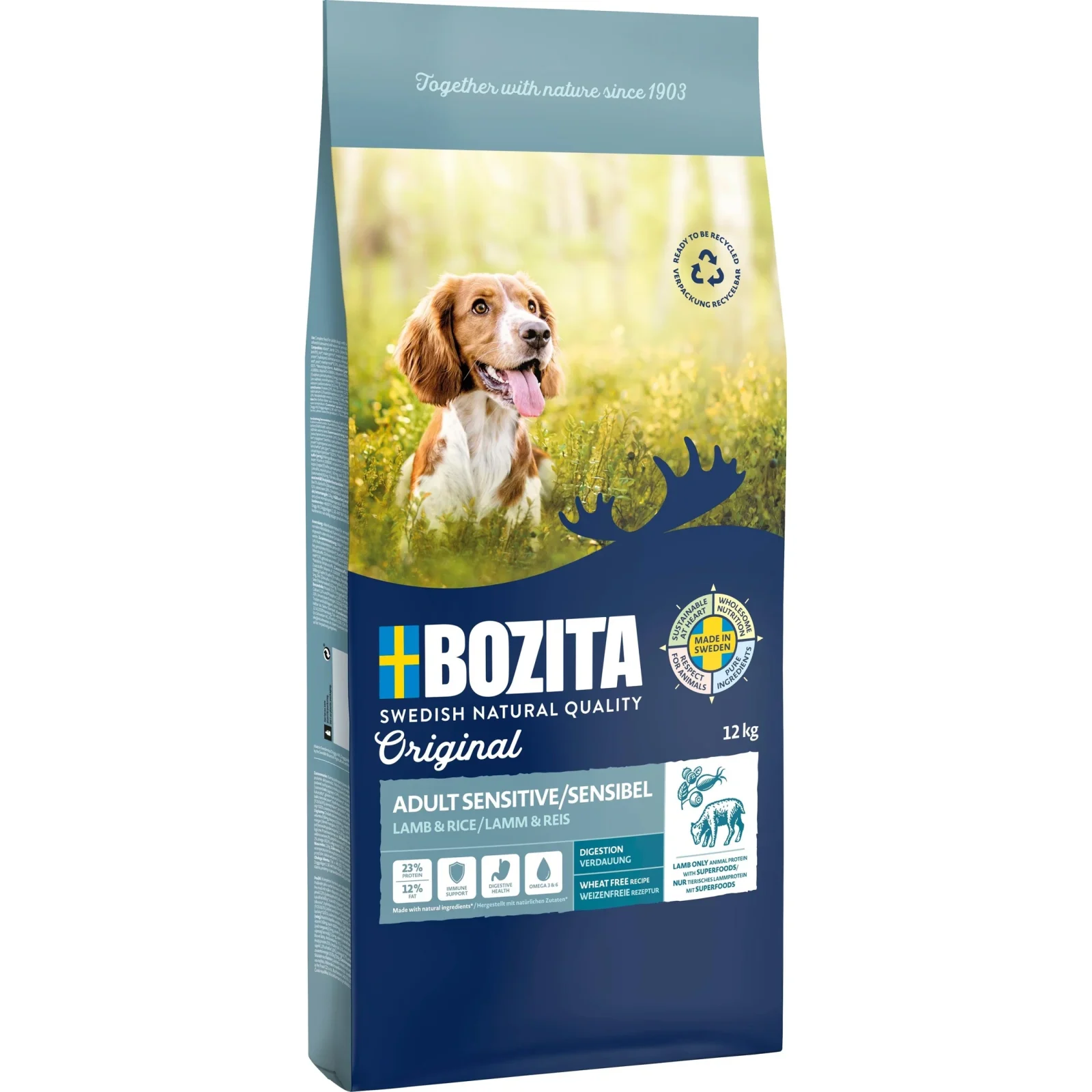 Bozita Dog Original Adult Sensitive Digestion Lamb - Image 2