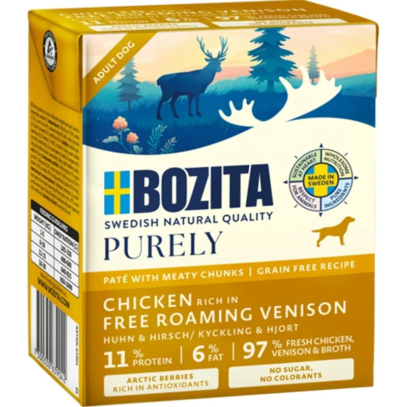 Bozita Dog Purely Paté mit Hirsch