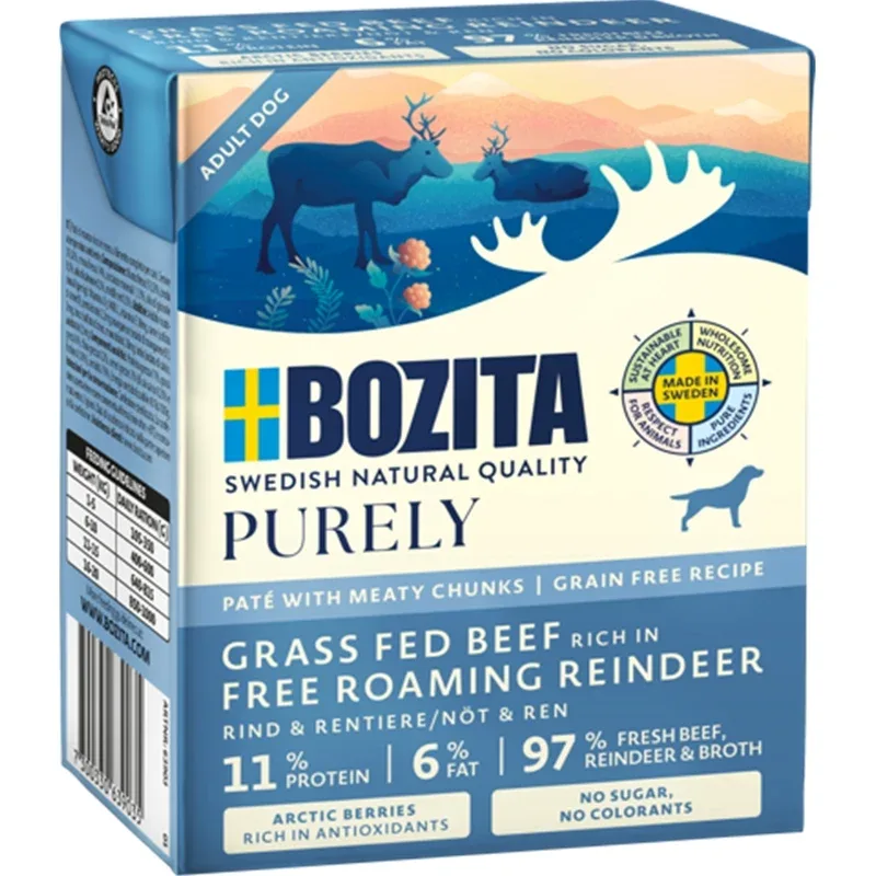 Bozita Dog Purely Paté mit Rentier