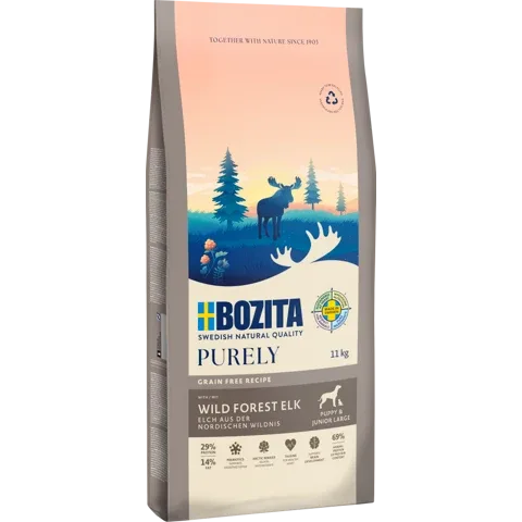 Bozita Dog Purely Puppy & Junior Large mit Elch