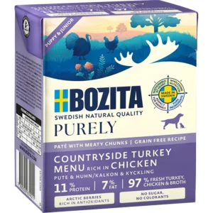 Bozita Dog Purely Puppy & Junior Paté mit Pute