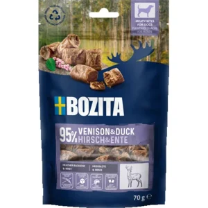 Bozita Dog Snack Meaty Bites Hirsch & Ente