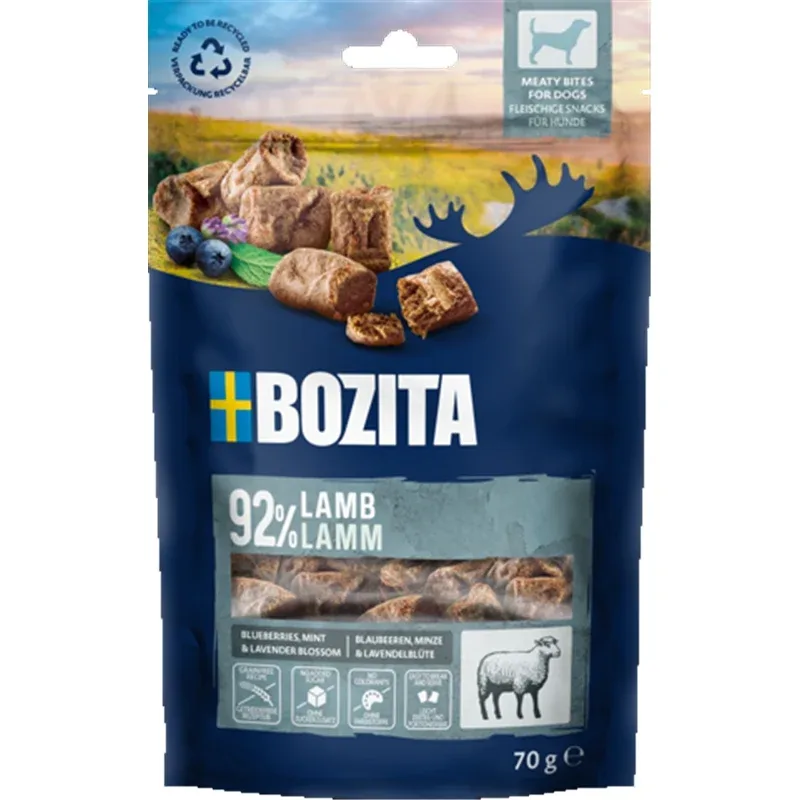 Bozita Dog Snack Meaty Bites Lamm - Singelprotein