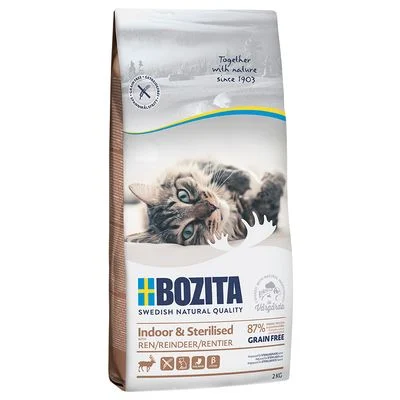 Bozita Grainfree Indoor & Sterilised Rentier 2 kg