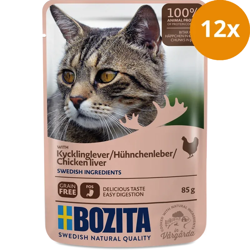 Bozita Häppchen in Gelée Hühnchenleber 85 g - Image 2