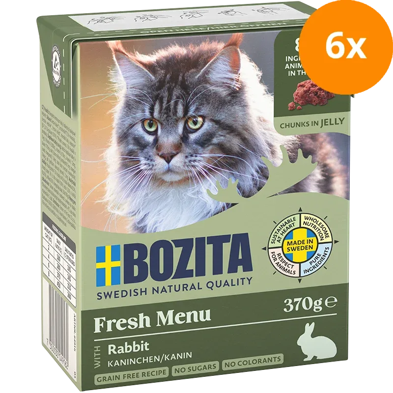 Bozita Häppchen in Gelee Kaninchen 370 g - Image 2