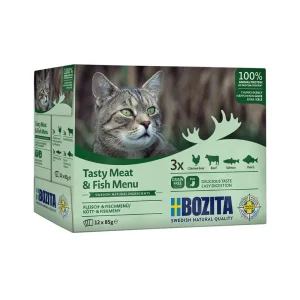 Bozita Häppchen in Gelee mit Fisch & Fleisch Multibox 12x85 g