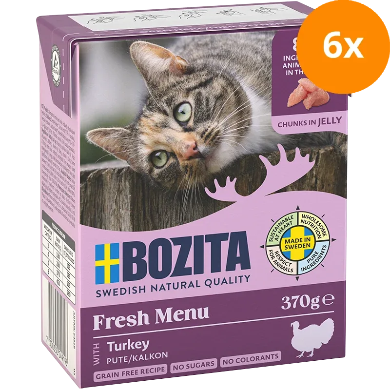 Bozita Häppchen in Gelee Pute 370 g - Image 2