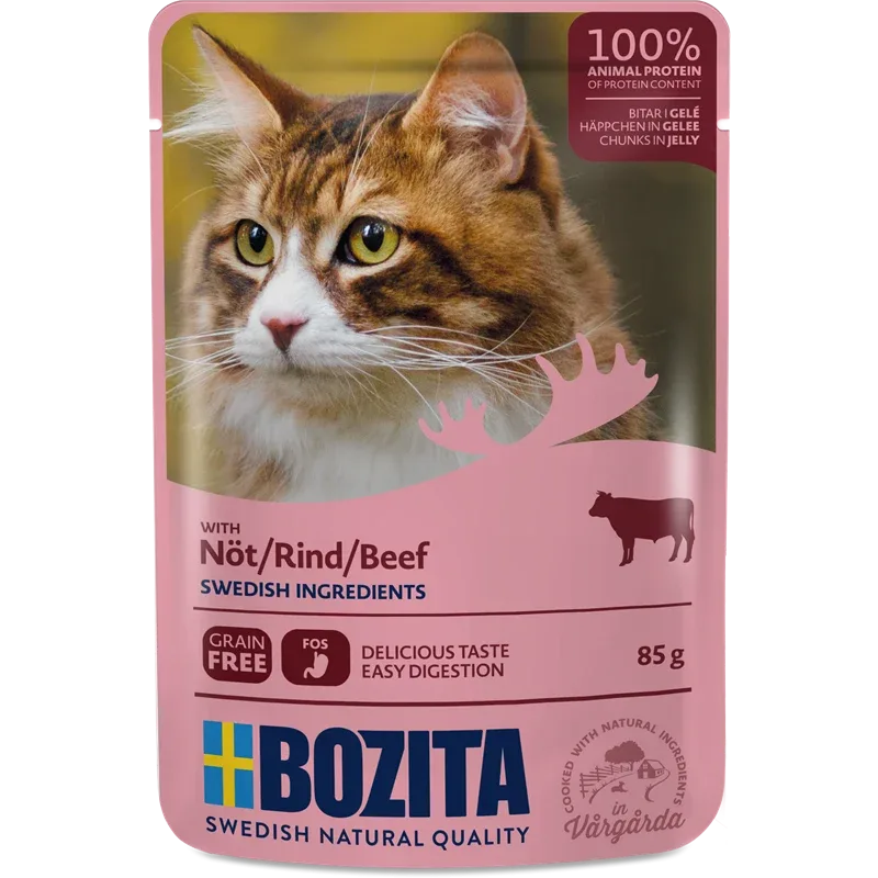 Bozita Häppchen in Gelée Rind 85 g