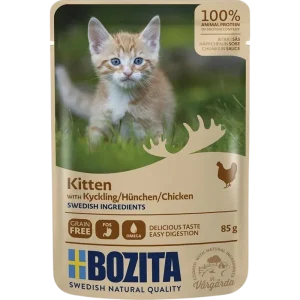 Bozita Häppchen in Soße für Kitten Hühnchen 85 g
