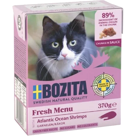 Bozita Häppchen in Soße Garnelen 370 g