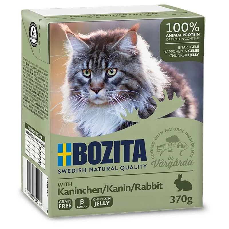 Bozita Katze Chunks mit Kaninchen
