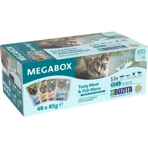 Bozita Katze Pouch Häppchen in Soße Megabox